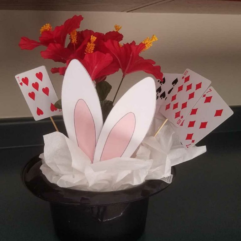 magicians party centerpieces